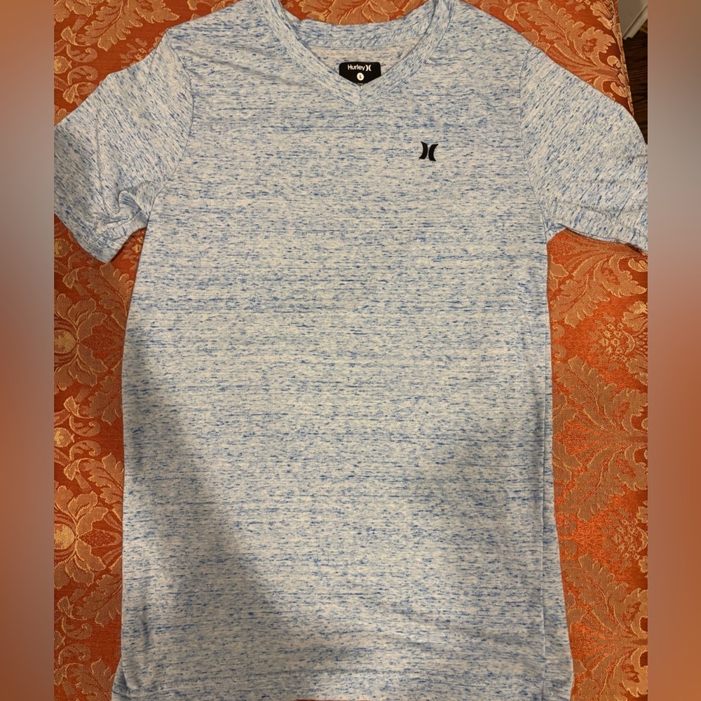 Hurley Kids Light Blue Speckled Tee